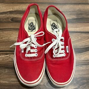 Vans - “Authenic Show” [Red with white details]